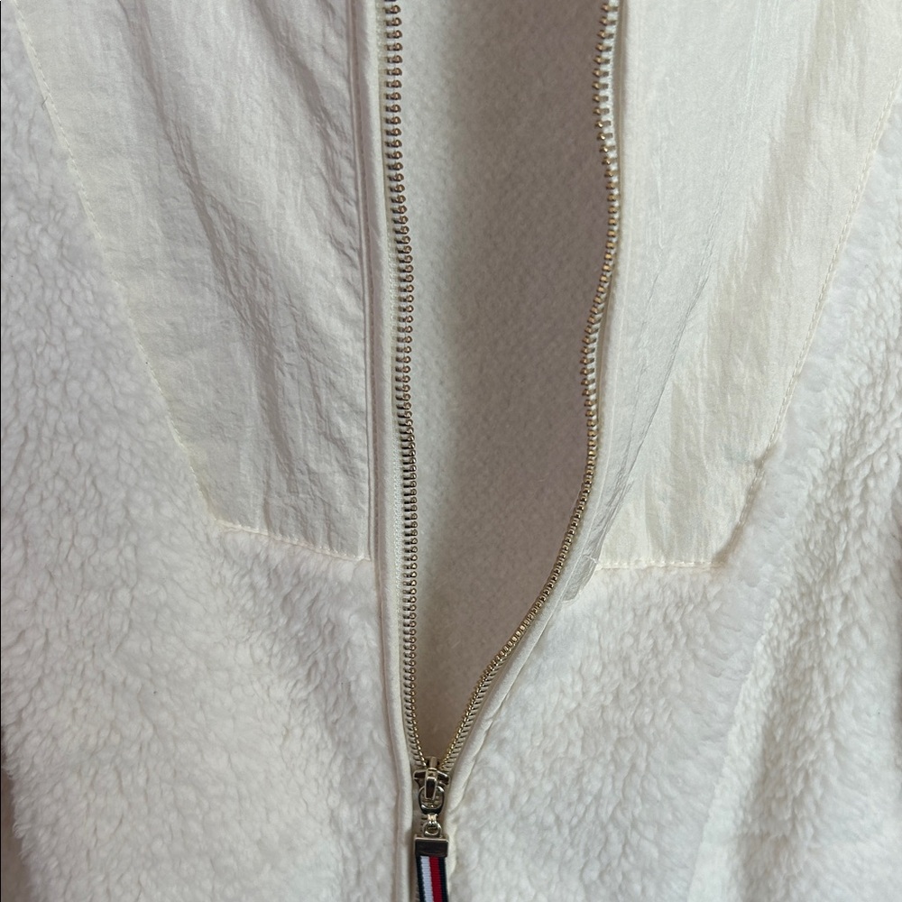 Tommy Hilfiger Cream Teddy Jacket - Picture 5 of 6